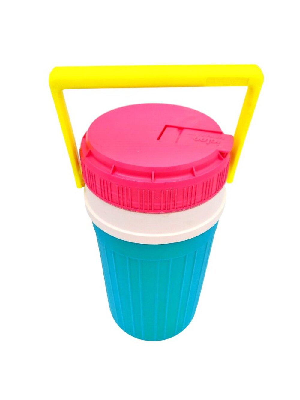 Vintage Igloo Half Gallon Beverage Drink Cooler Retro 1990s Turquoise Pink